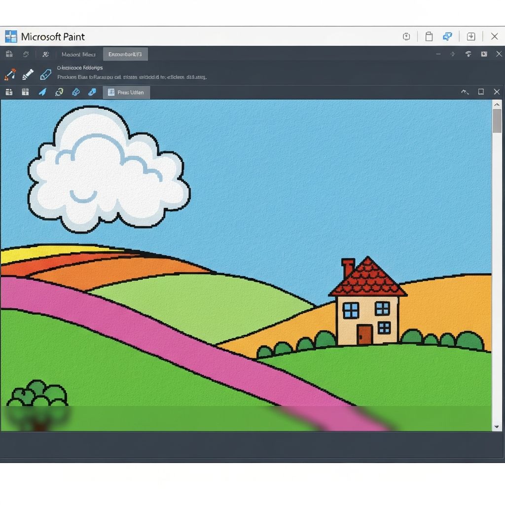 Microsoft Paint Clone - Full-featured drawing application recreating Microsoft Paint functionality